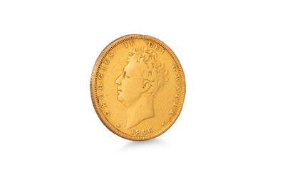 Lot 471 - A GEORGE IV GOLD FULL SOVEREIGN, sheild back,...