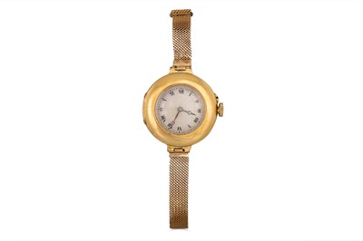 Lot 428 - A VINTAGE LADY'S GOLD WRISTWATCH, yellow metal...