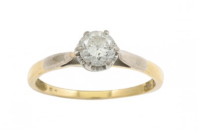 Lot 159 - A DIAMOND SOLITAIRE RING, the brilliant cut...