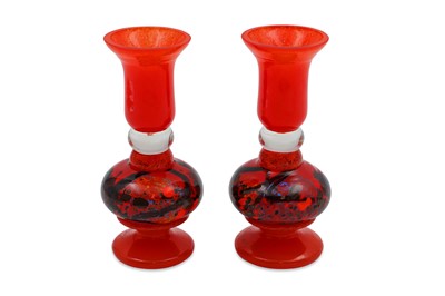 Lot 477 - A MATCHED PAIR OF CONTEMPORARY CONTINENTAL...
