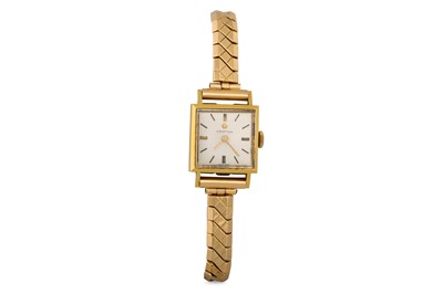 Lot 332 - A LADY'S VINTAGE 18CT GOLD 'CERTINA' COCKTAIL...
