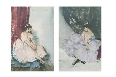 Lot 576 - A PAIR OF PRINTS, after sir Russell Flint,...
