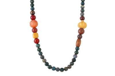 Lot 99 - A LONG STRAND OF VINTAGE BEADS