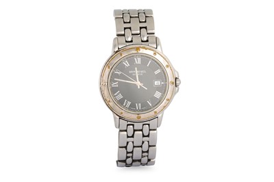Lot 377 - A RAYMOND WEIL GENEVE WRISTWATCH, stainless...