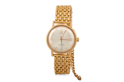 Lot 410 - A VINTAGE GENT'S 18CT GOLD OMEGA SEAMASTER...