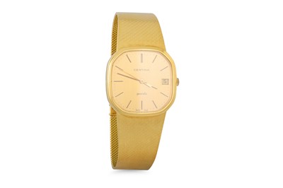 Lot 411 - A GENT'S 18CT GOLD "CERTINA" QUARTZ WRISTWATCH,...