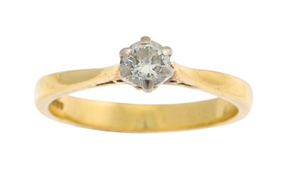 Lot 106 - A DIAMOND SOLITAIRE RING, the brilliant cut...