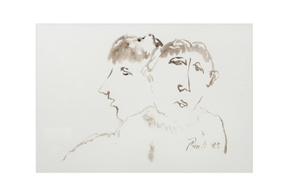 Lot 115 - PERCY HALL, (Irish 20th Century), Untitled two...