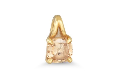 Lot 95 - A FANCY BROWN DIAMOND PENDANT. Estimated:...
