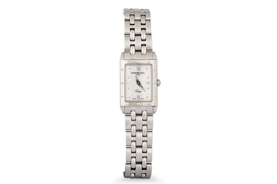 Lot 507 - A LADY'S RAYMOND WEIL MOTHER -OF-PEARL...