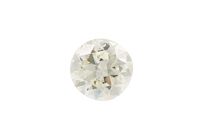 Lot 229 - AN UNMOUNTED OLD CUT DIAMOND, in AIG certified...