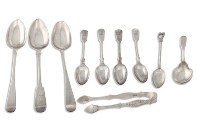 Lot 543 - A MISCELLANEOUS COLLECTION OF VARIOUS SILVER...