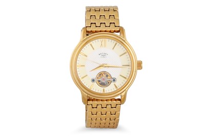Lot 482 - A GENT'S ROTARY WRIST WATCH, spare link, boxed