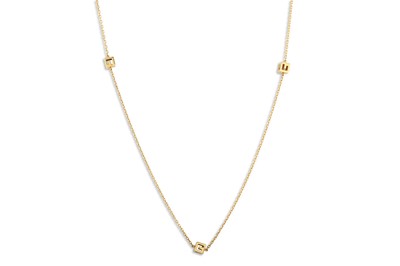 Lot 279 - AN 18CT GOLD GUCCI LARIAT NECKLACE, original...